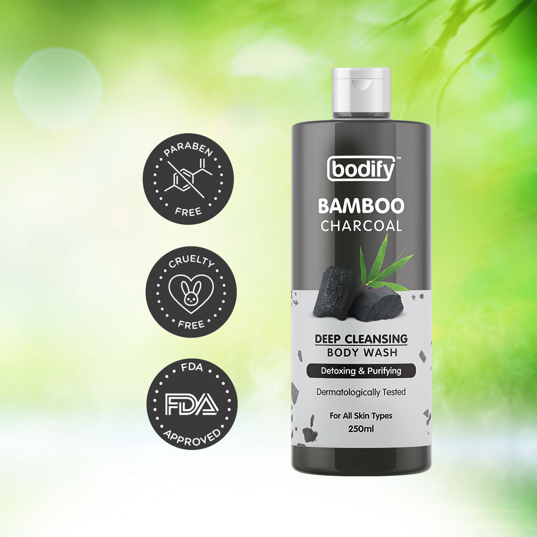 Bodify Bamboo Charcoal Deep Cleansing Body Wash