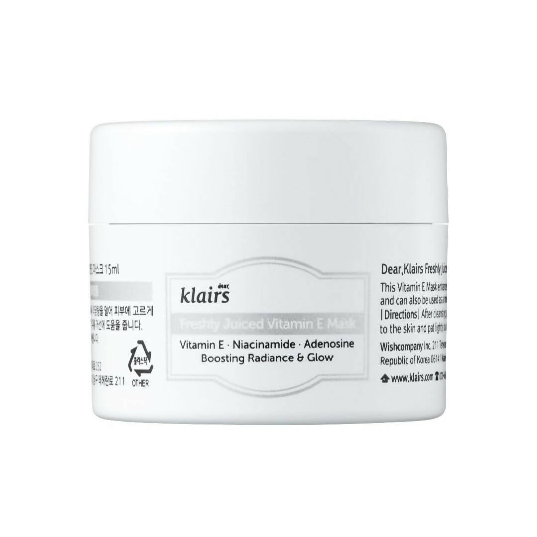 Dear Klairs Freshly Juiced Vitamin E Mask