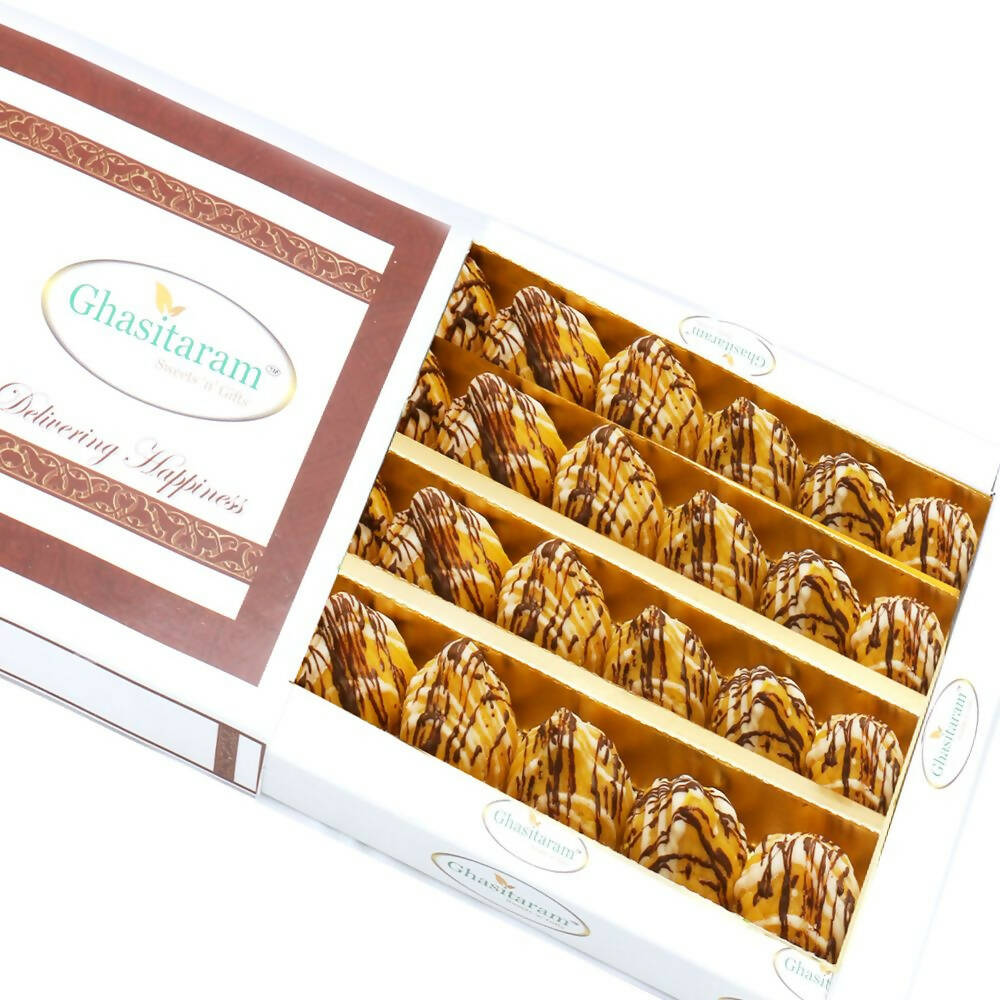 Ghasitaram Kaju Kesar Chocolate Delight Modaks
