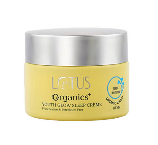 Buy Lotus Organics+ Hemp Youth Glow Sleep Creme from DrMediCart, Ship from India to USA