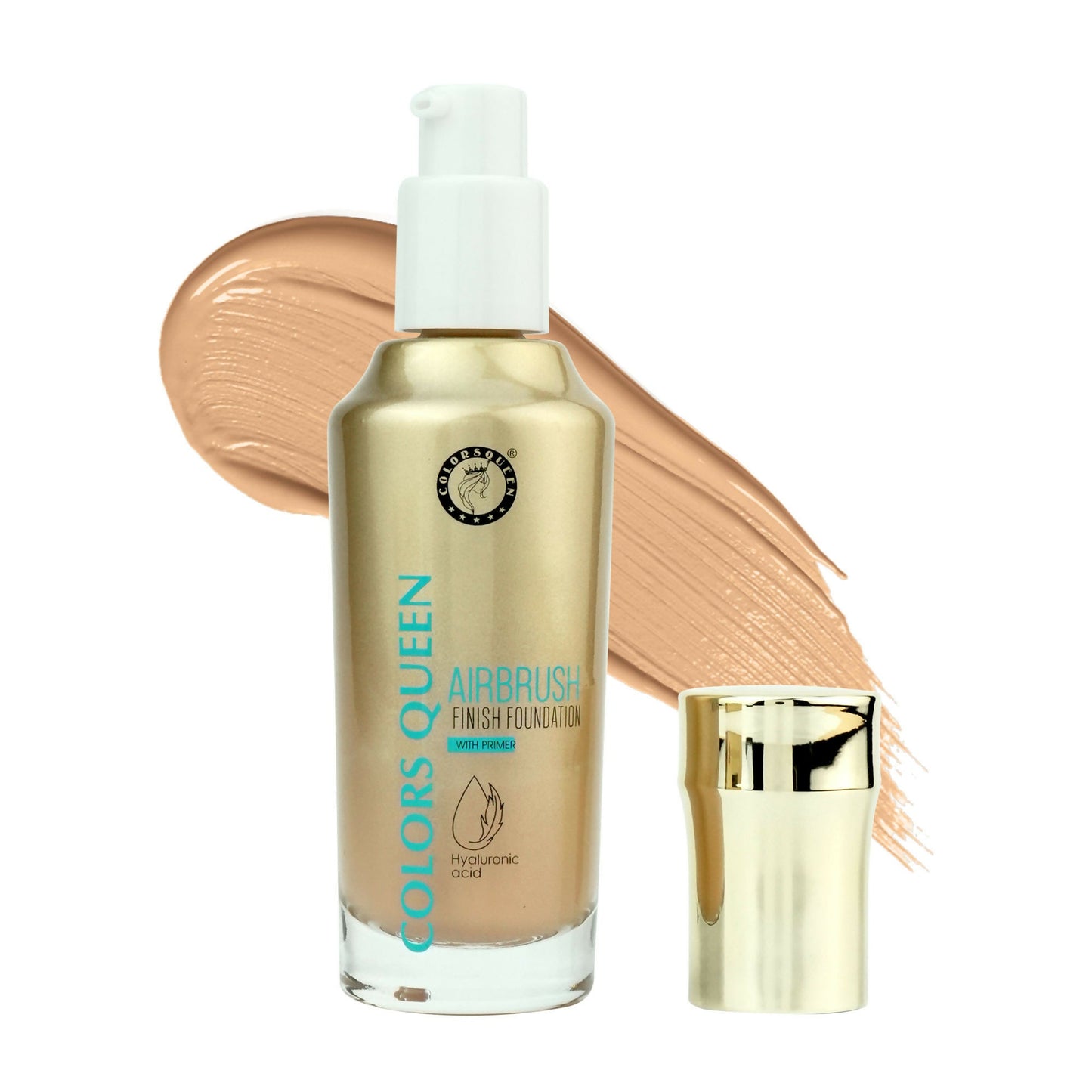 Colors Queen Airbrush Foundation With Primer - White Ivory
