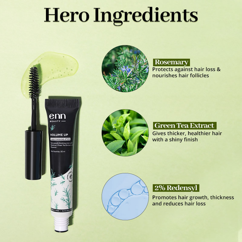 Enn Hair Growth Finishing Gel Anti-Frizz Flyaway Setting Stick