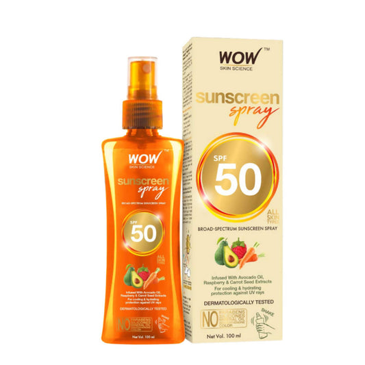 Buy Wow Skin Science UV Sunscreen Spray SPF 50 from DrMediCart, Ship from India to USA