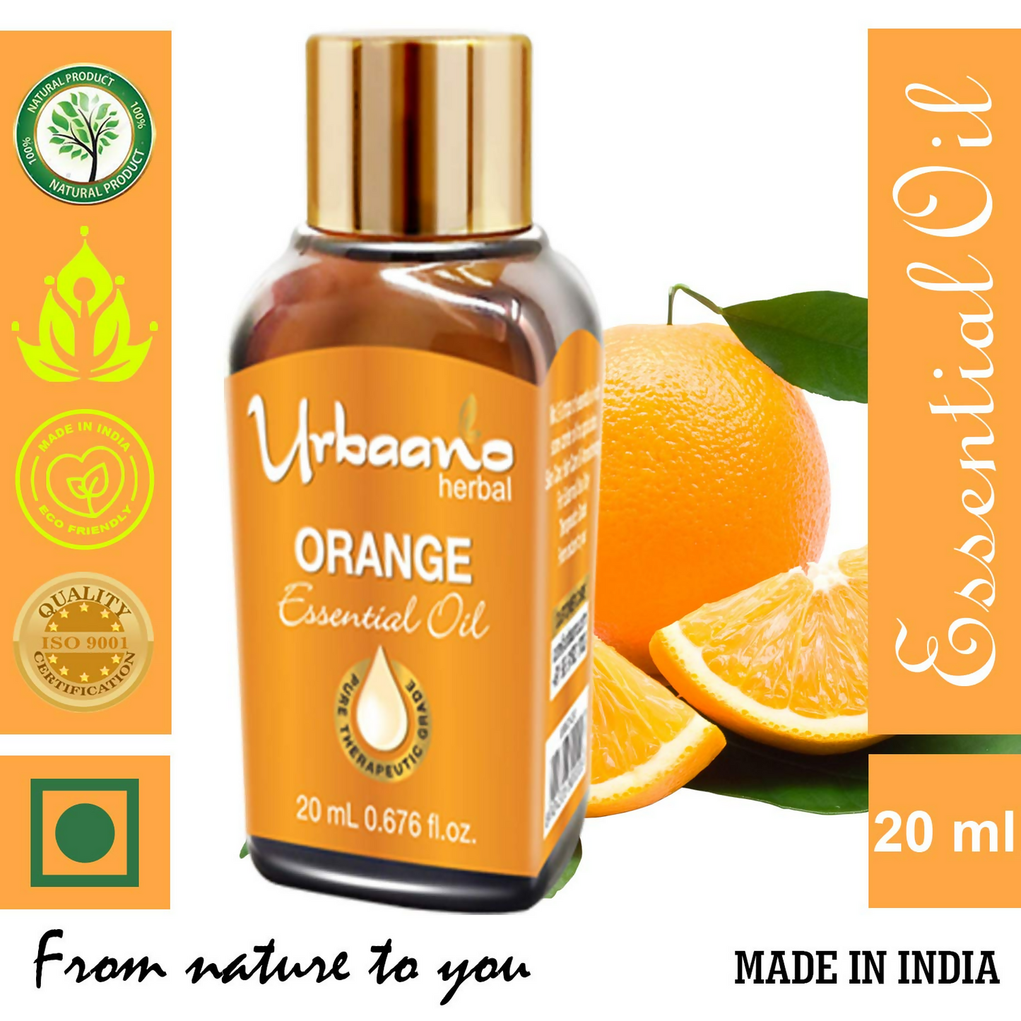 Urbaano Herbal Orange Essential Oil
