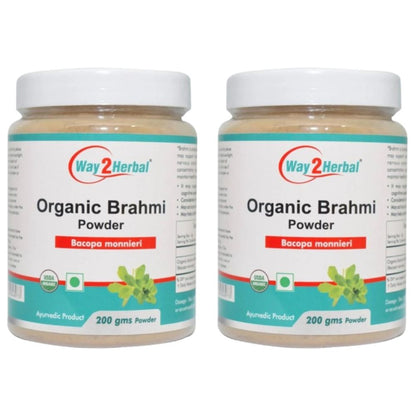 Way2herbal Organic Brahmi Powder