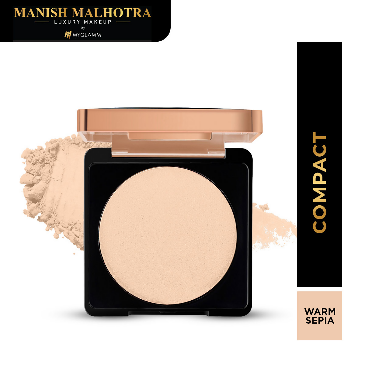 MyGlamm Manish Malhotra Beauty Skin Awakening Compact - Warm Sepia