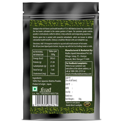 TE-A-ME Japanese Matcha Green Tea Powder