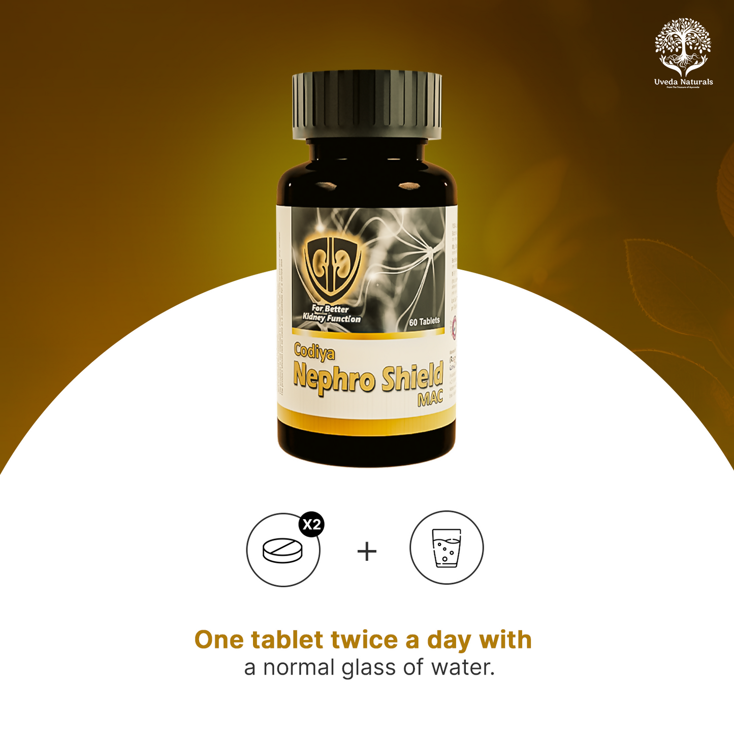 Uveda Naturals Codiya Nephroshield Mac Tablets