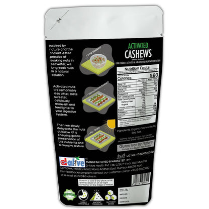 Buy D-Alive Honestly Organic Activated Cashews from DrMediCart, Ship from India to USA