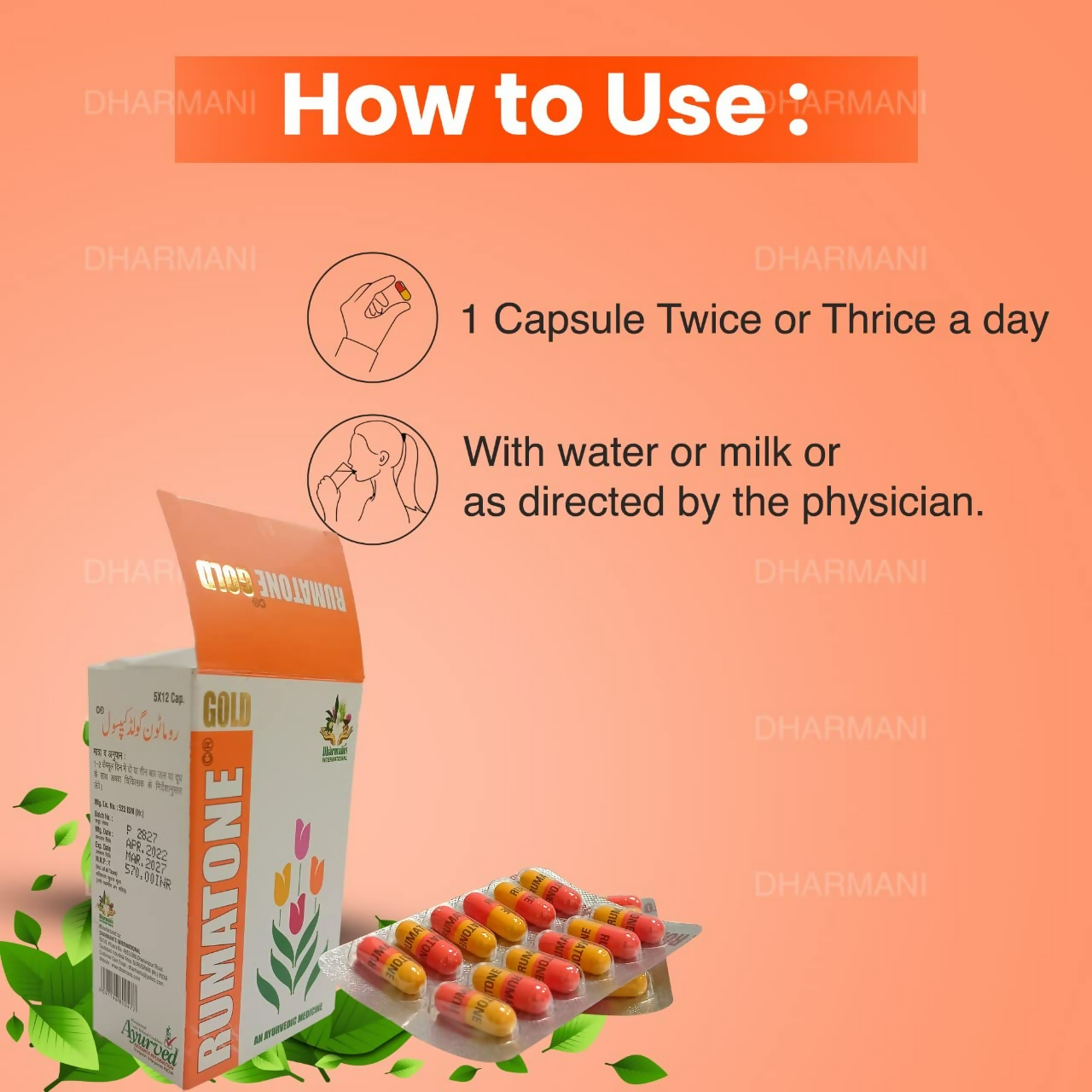 Dharmani's International Rumatone Gold Capsules