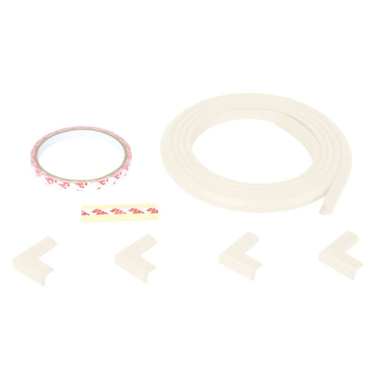 Buy Safe-O-Kid Unique High Density L-Shaped 2 Mtr Long Mini 1 Edge Guard With 4 Corner Cushions White from DrMediCart, Ship from India to USA