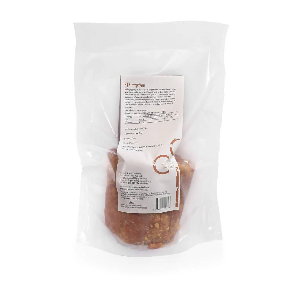 Conscious Food Sugarcane Jaggery - Drmedicart