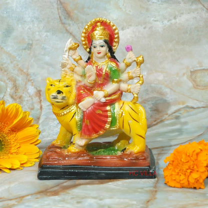 Buy Hc Villa Polyresin Sherawali Mata Durga Maa Murti Statue