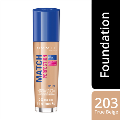 Rimmel London Match Perfection Foundation  - True Beige