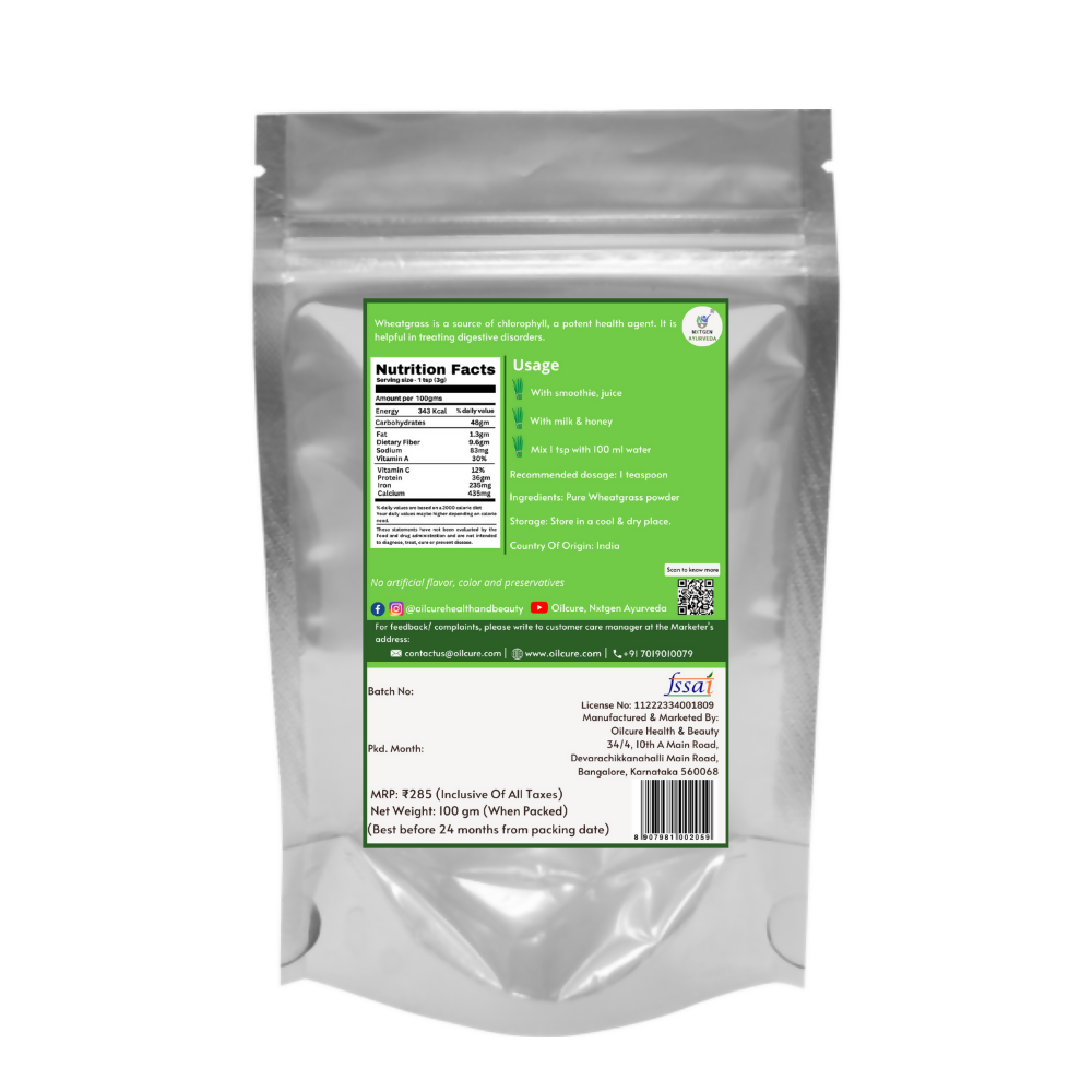 Nxtgen Ayurveda Wheat Grass Powder