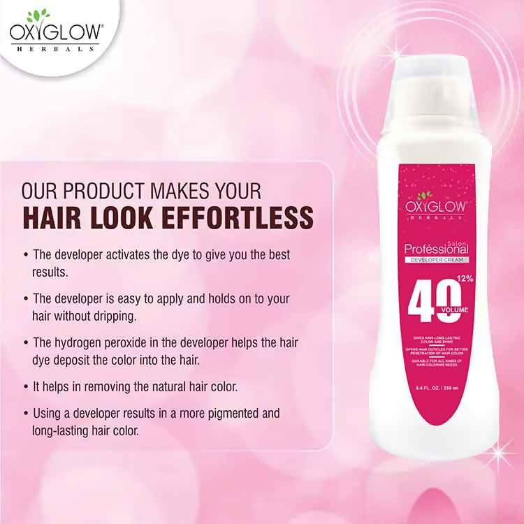 Oxyglow Herbals Professional Hair Developer - 40 Volume (12%)