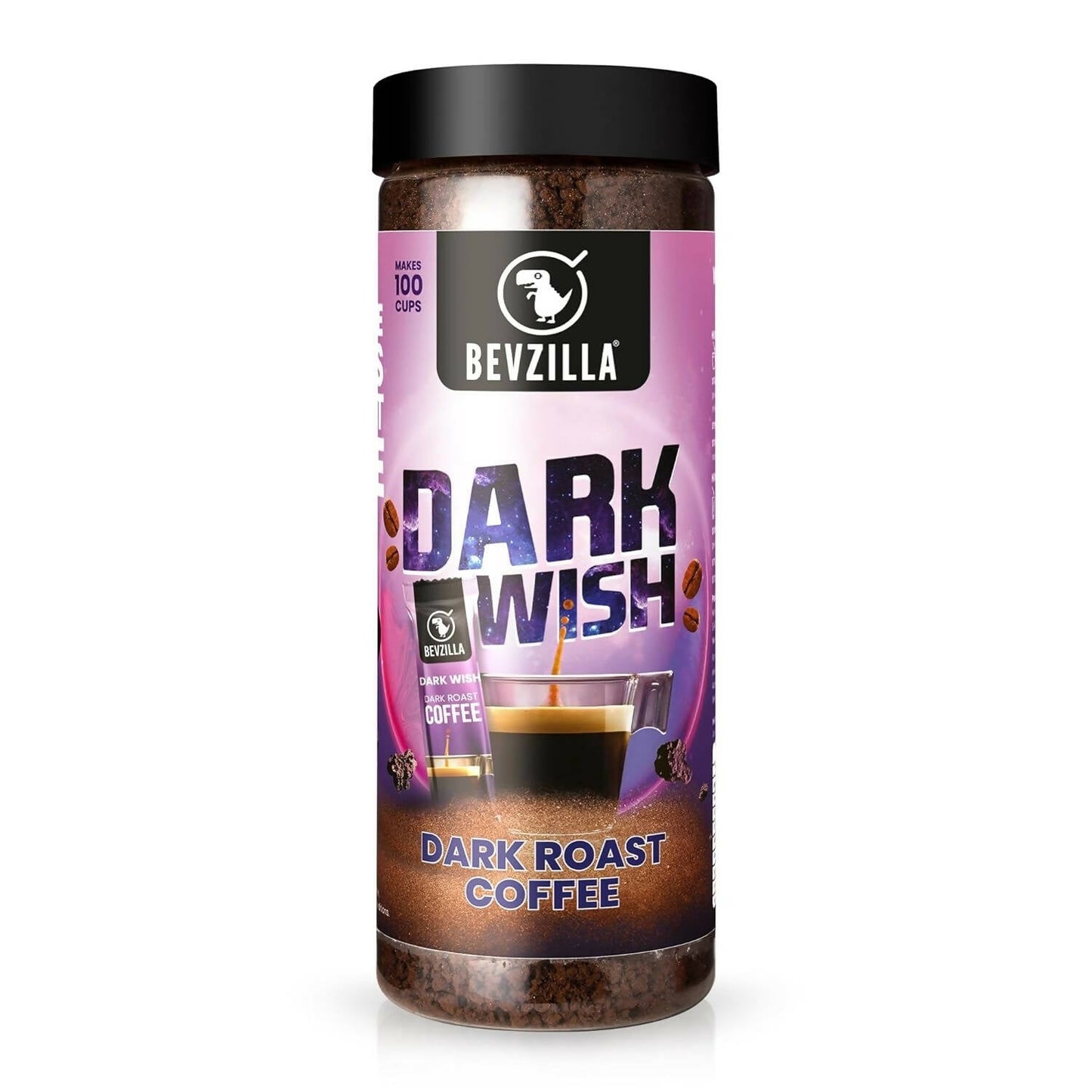 Buy Bevzilla Classic Black Roast Strong Coffee Powder - Dark Wish from DrMediCart