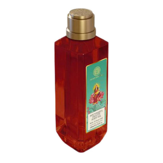 Buy Forest Essentials Soundarya Beauty Body Oil with 24 Karat Gold from DrMediCart, Ship from India to USA