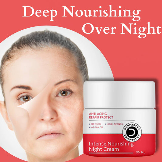 Buy Dermistry Anti Aging Intense Day Cream Sun Block & Intense Nourishing Night Cream from DrMediCart, Ship from India to USA