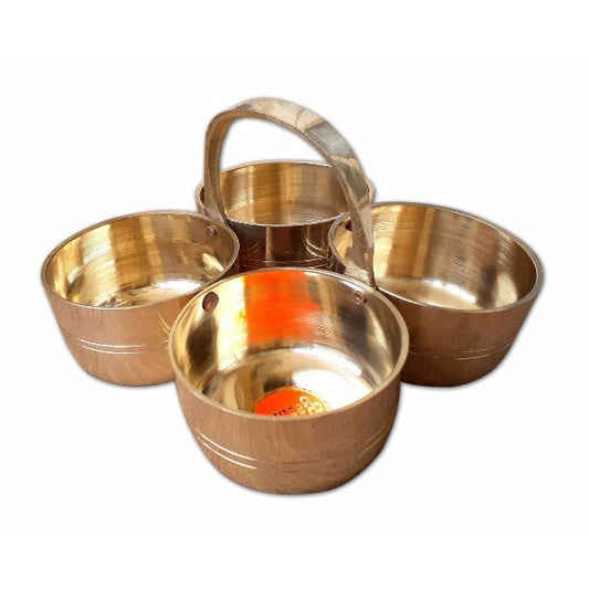 Buy Haldi / Turmeric / Sandal Bowls Set of Four