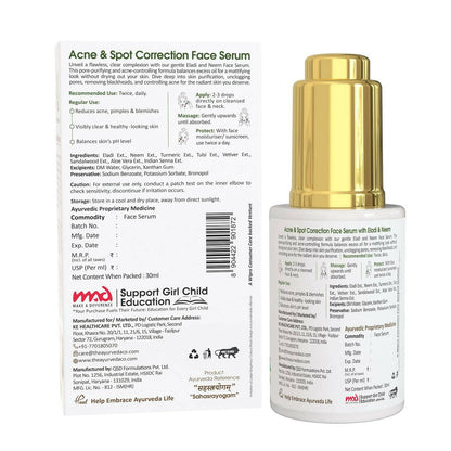 TAC   The Ayurveda Co. With Eladi And Neem Face Serum