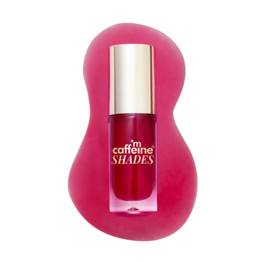 mCaffeine Shades Hydra Gloss Tinted Lip Oil Hydrates Plumps Non-sticky - Cherry Glaze