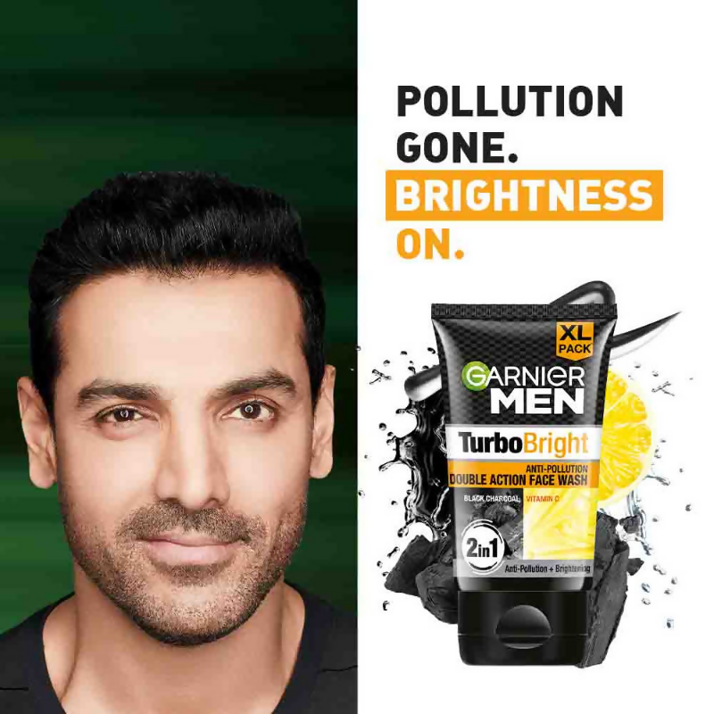 Garnier Men Oil Clear Clay D - Tox Facewash