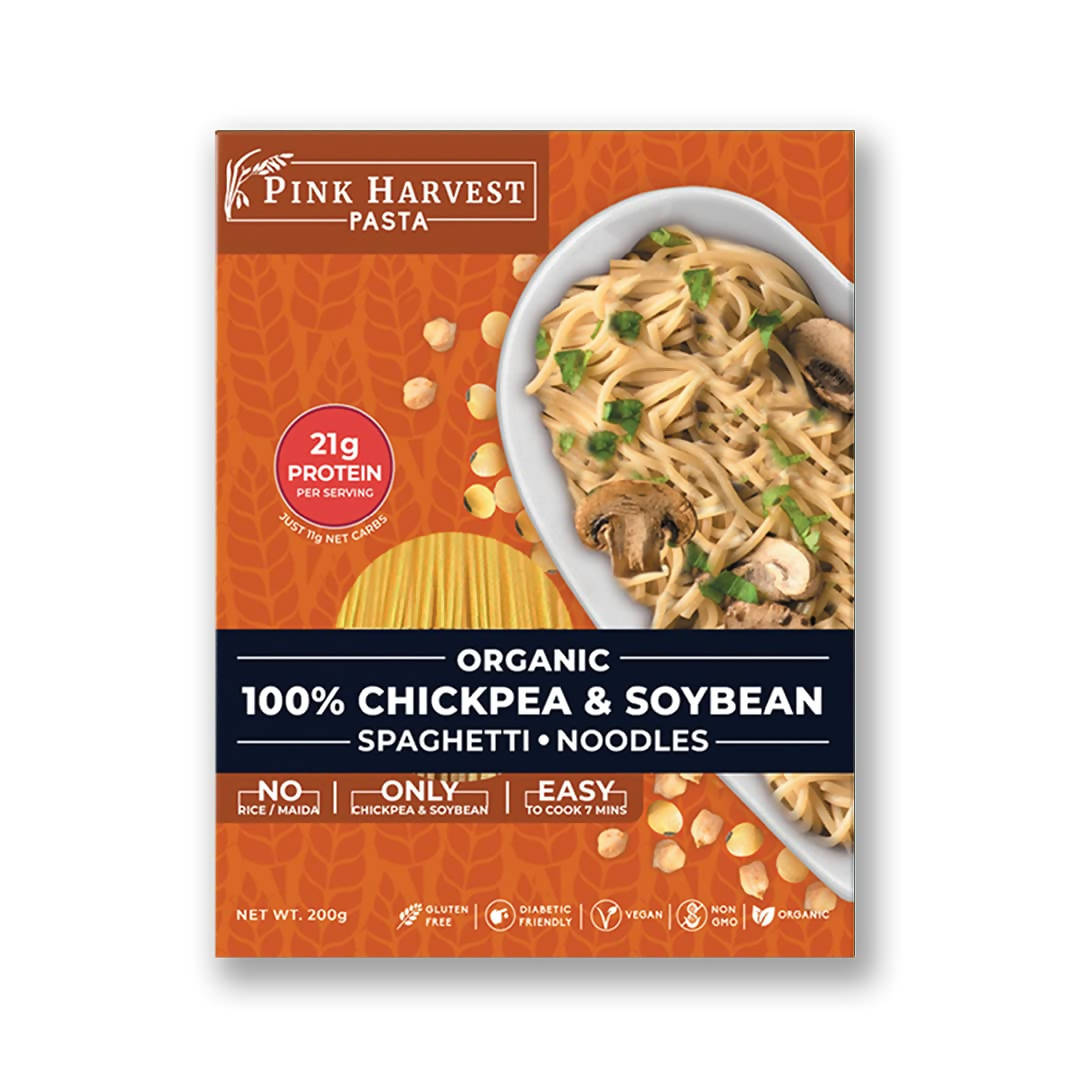Buy Pink Harvest Organic 100% Chickpea & Soybean Spaghetti Noodles from DrMediCart, Ship from India to USA