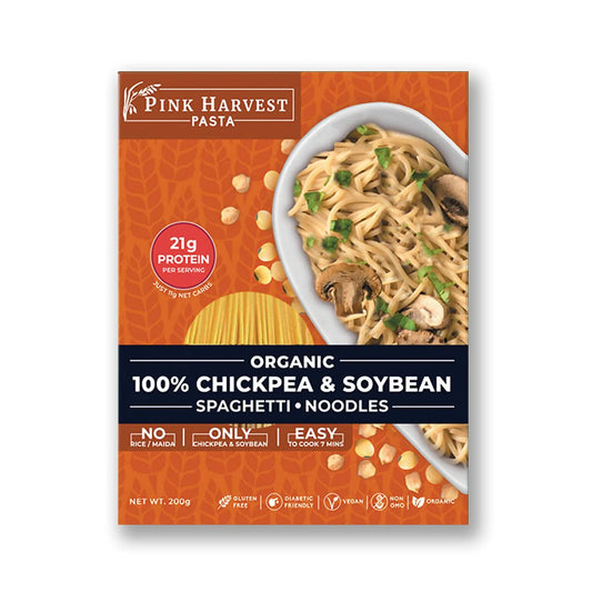 Buy Pink Harvest Organic 100% Chickpea & Soybean Spaghetti Noodles from DrMediCart, Ship from India to USA