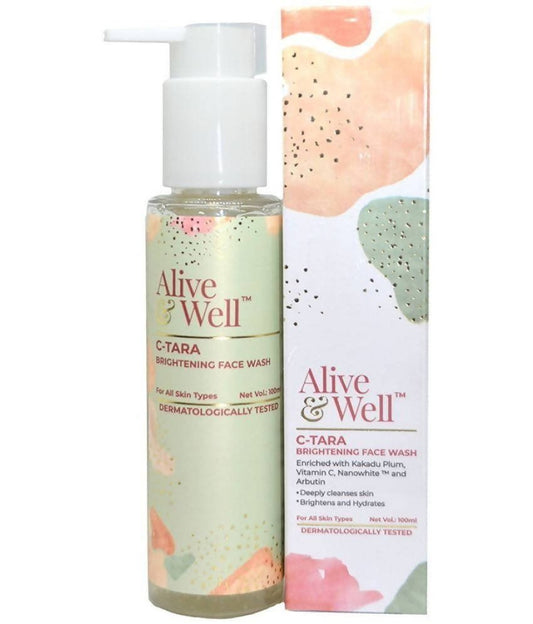 Alive & Well C-Tara Brightening Face Wash - DrMediCart