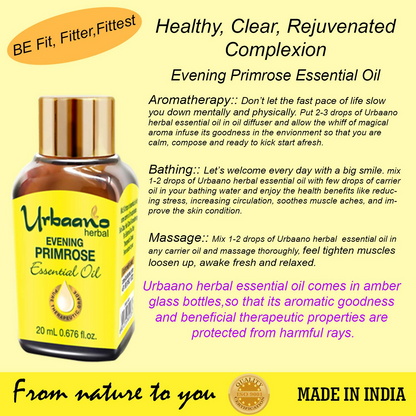 Urbaano Herbal Evening Primrose Essential Oil