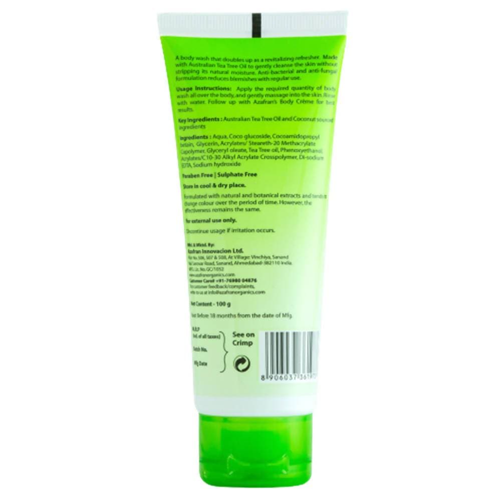Azafran Organics Tea Tree Skin Clearing Body Wash - DrMediCart