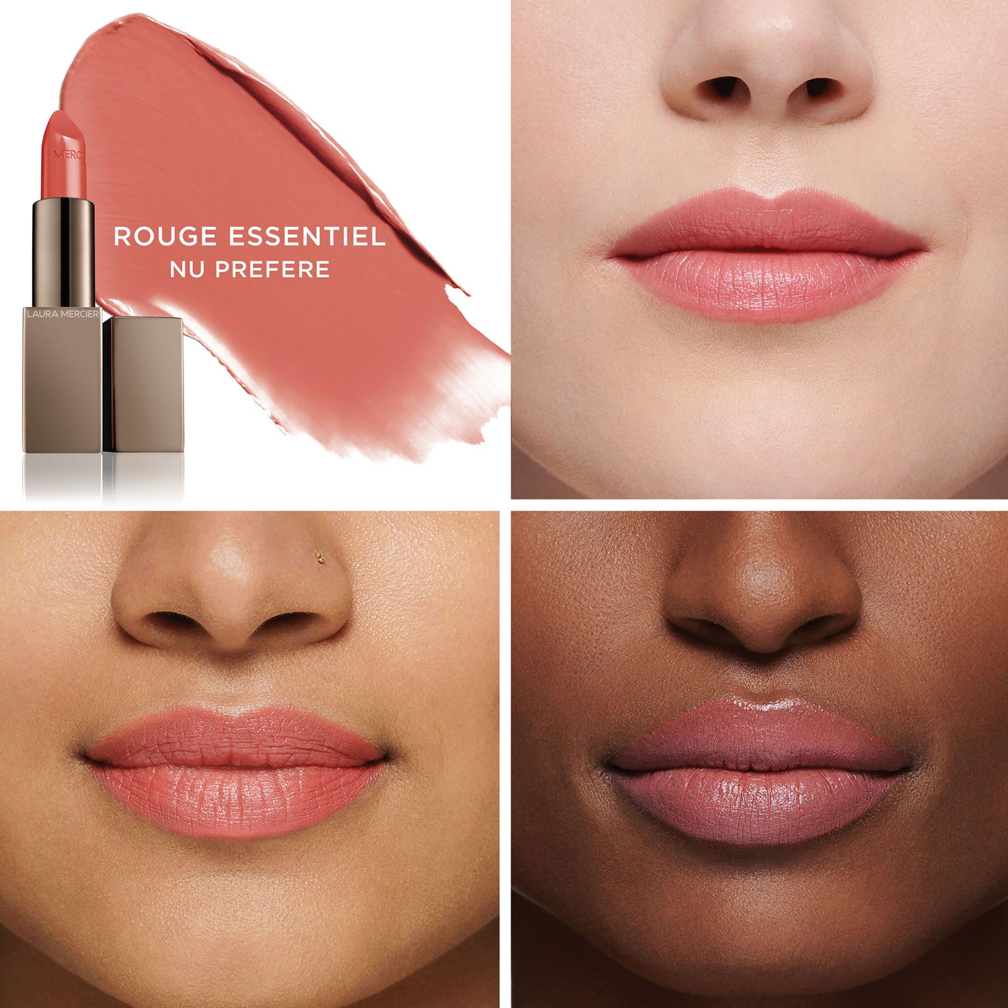 Laura Mercier Rouge Essentiel Silky Creme Lipstick - Nu Prefere