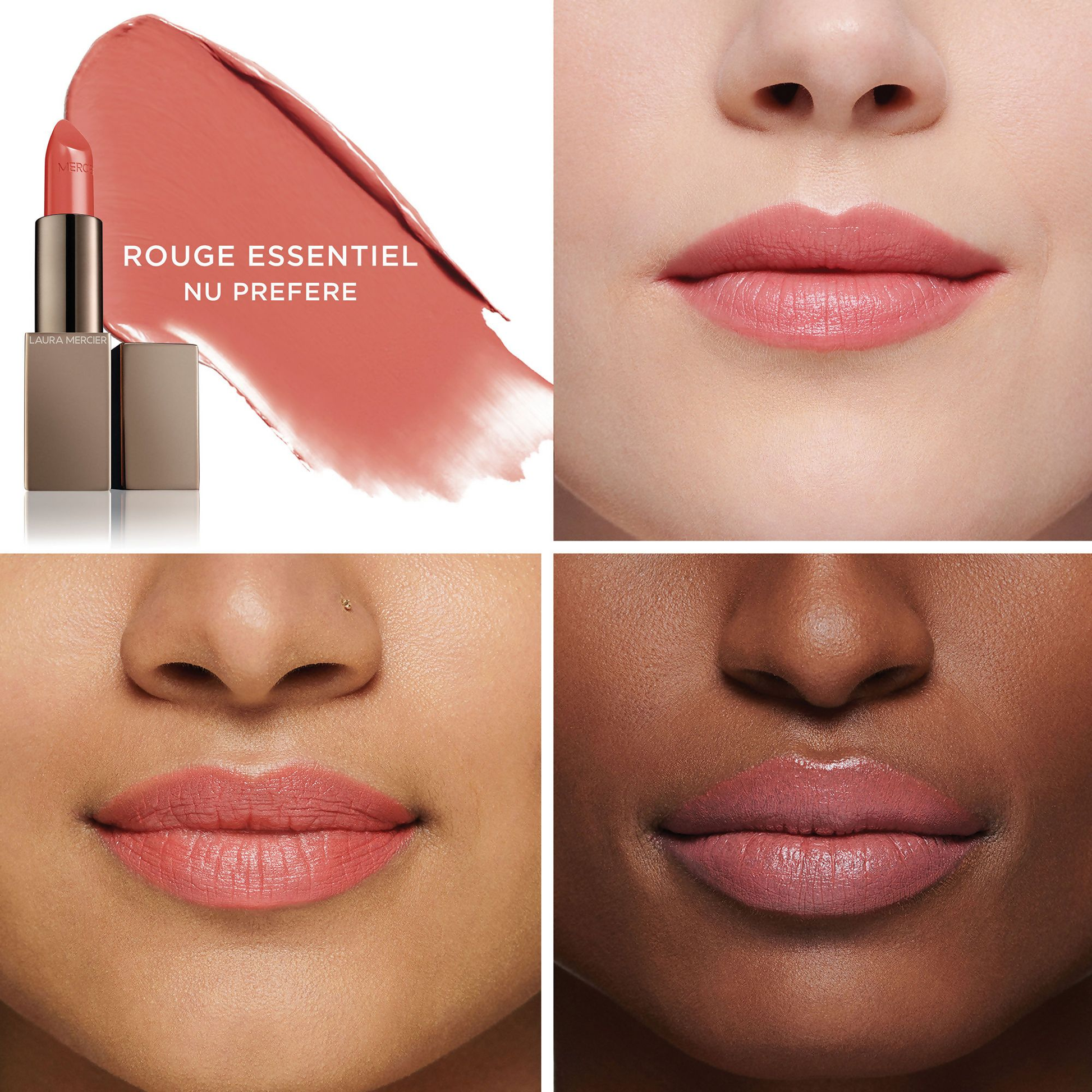 Laura Mercier Rouge Essentiel Silky Creme Lipstick - Nu Prefere
