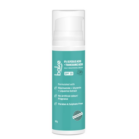 Bake 6% Glycolic + Tranexamic Acid Cream Spf 30 Pa+++ For Pigmentation & Daily Brightening Cream