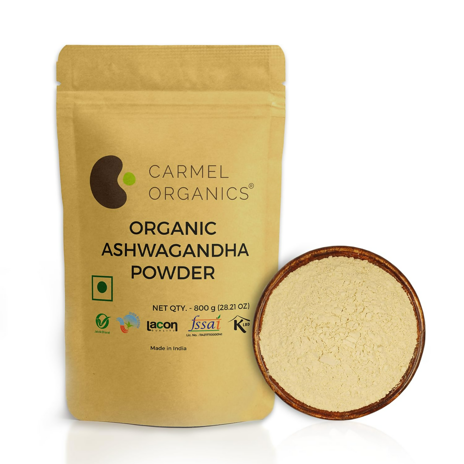 Carmel Organics Ashwagandha Root Powder