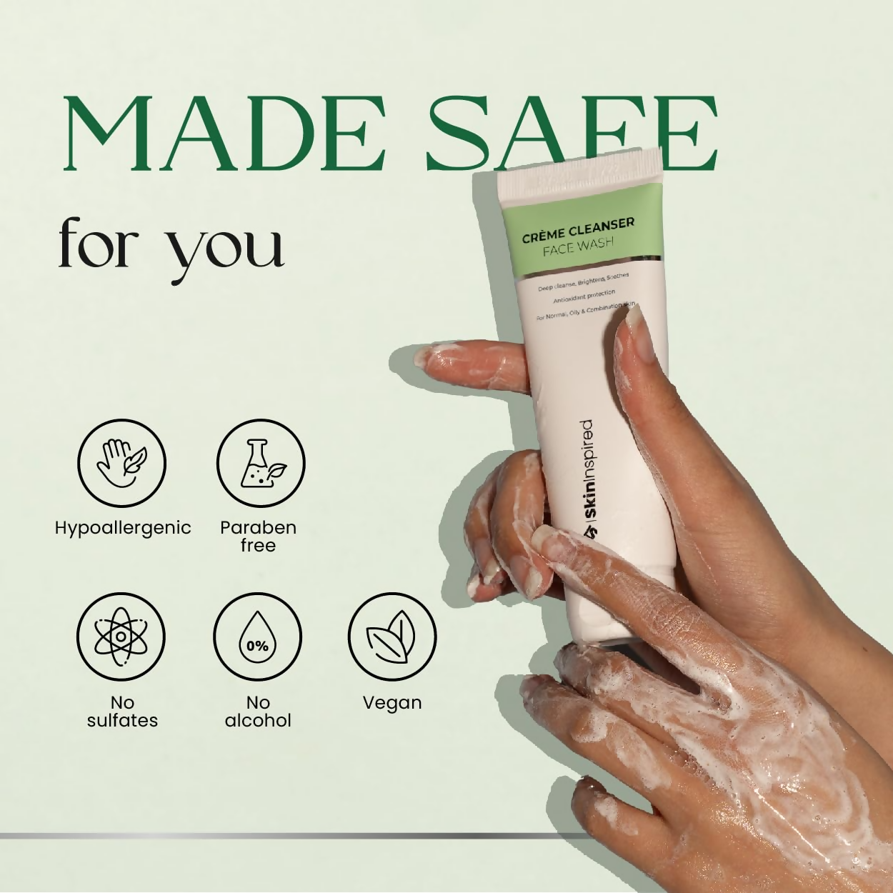 SkinInspired Creme Cleanser Face Wash