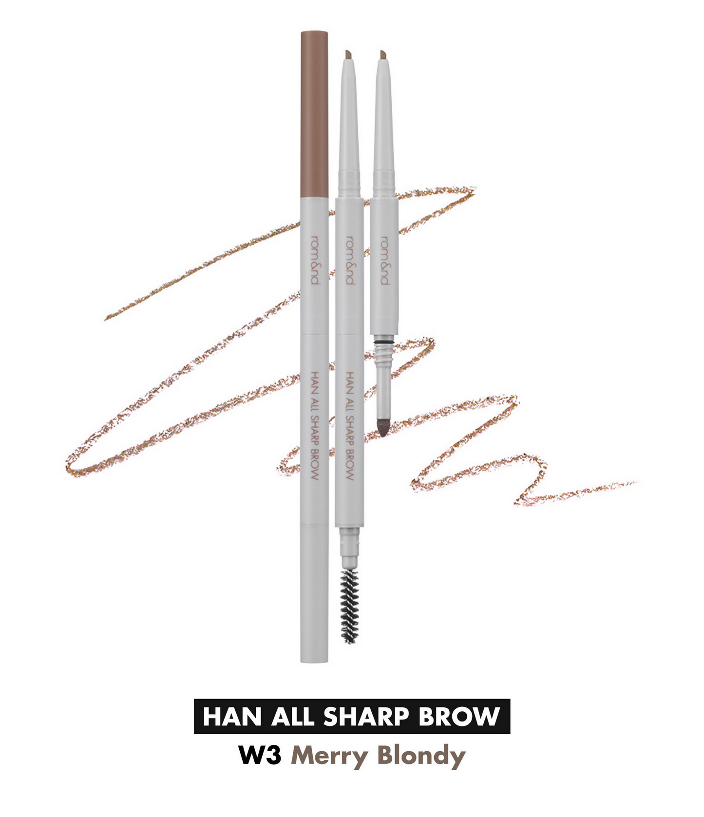 Rom&nd Han All Sharp Brow - W3 Merry Blondy