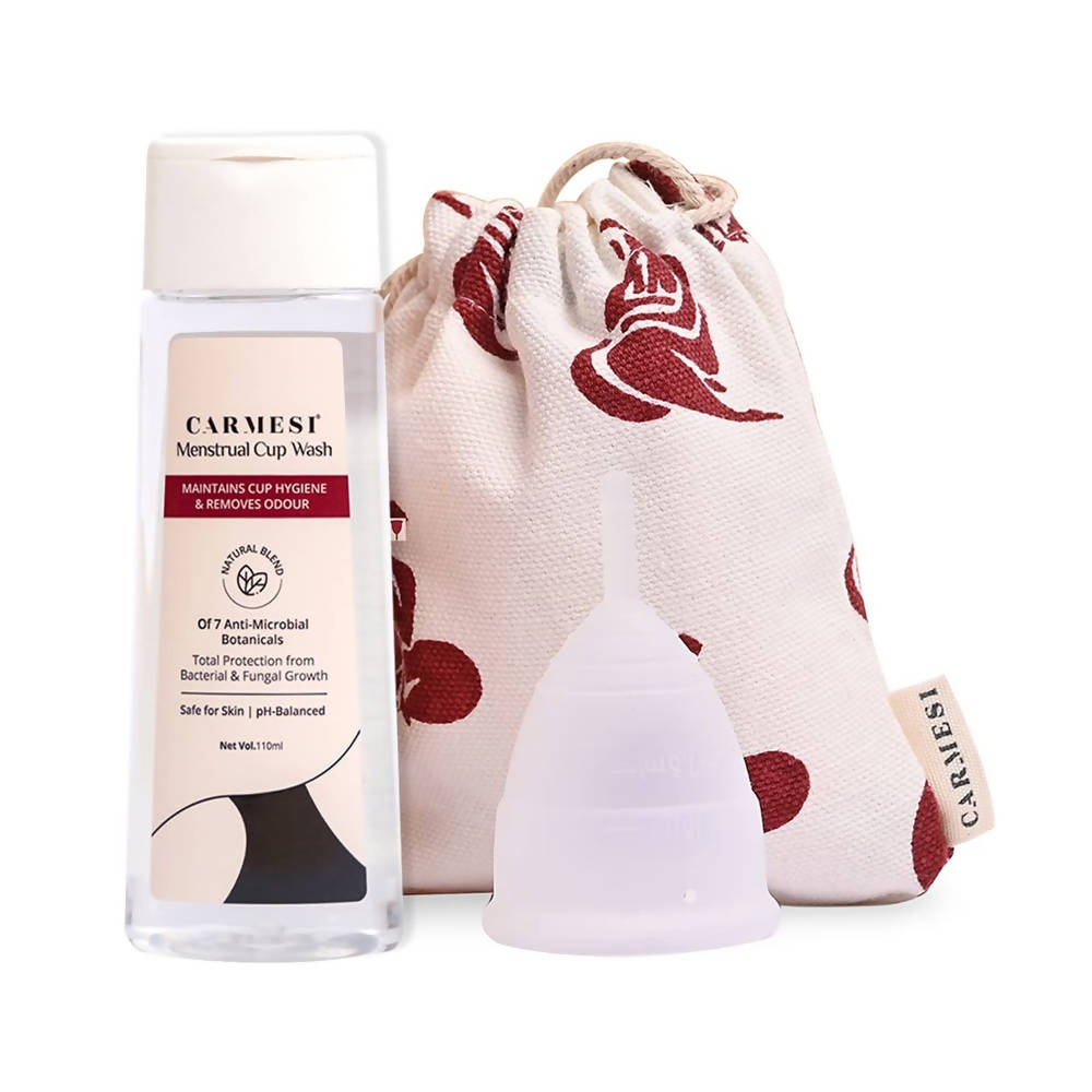 Carmesi Menstrual Cup (L) & Wash Combo