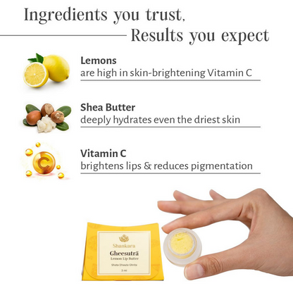 Shankara by Sri Sri Tattva Gheesutra Lemon Lip Butter