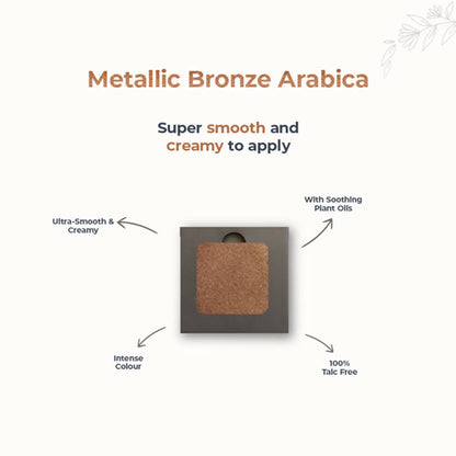Disguise Satin Smooth Eyeshadow Squares - Metallic Bronze Arabica 210