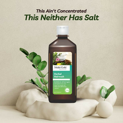 Axiom Mukti Gold Herbal Hair Wash (Flip Top)