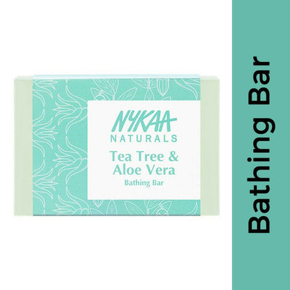 Buy Nykaa Naturals Tea Tree & Aloe Vera Moisturising Bathing Soap from DrMediCart, Ship from India to USA