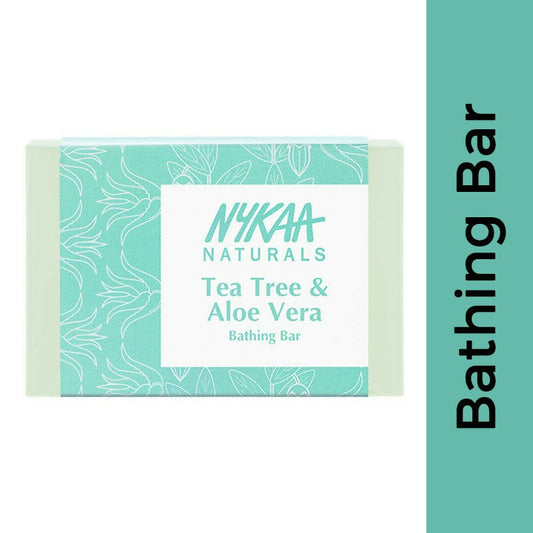 Buy Nykaa Naturals Tea Tree & Aloe Vera Moisturising Bathing Soap from DrMediCart, Ship from India to USA