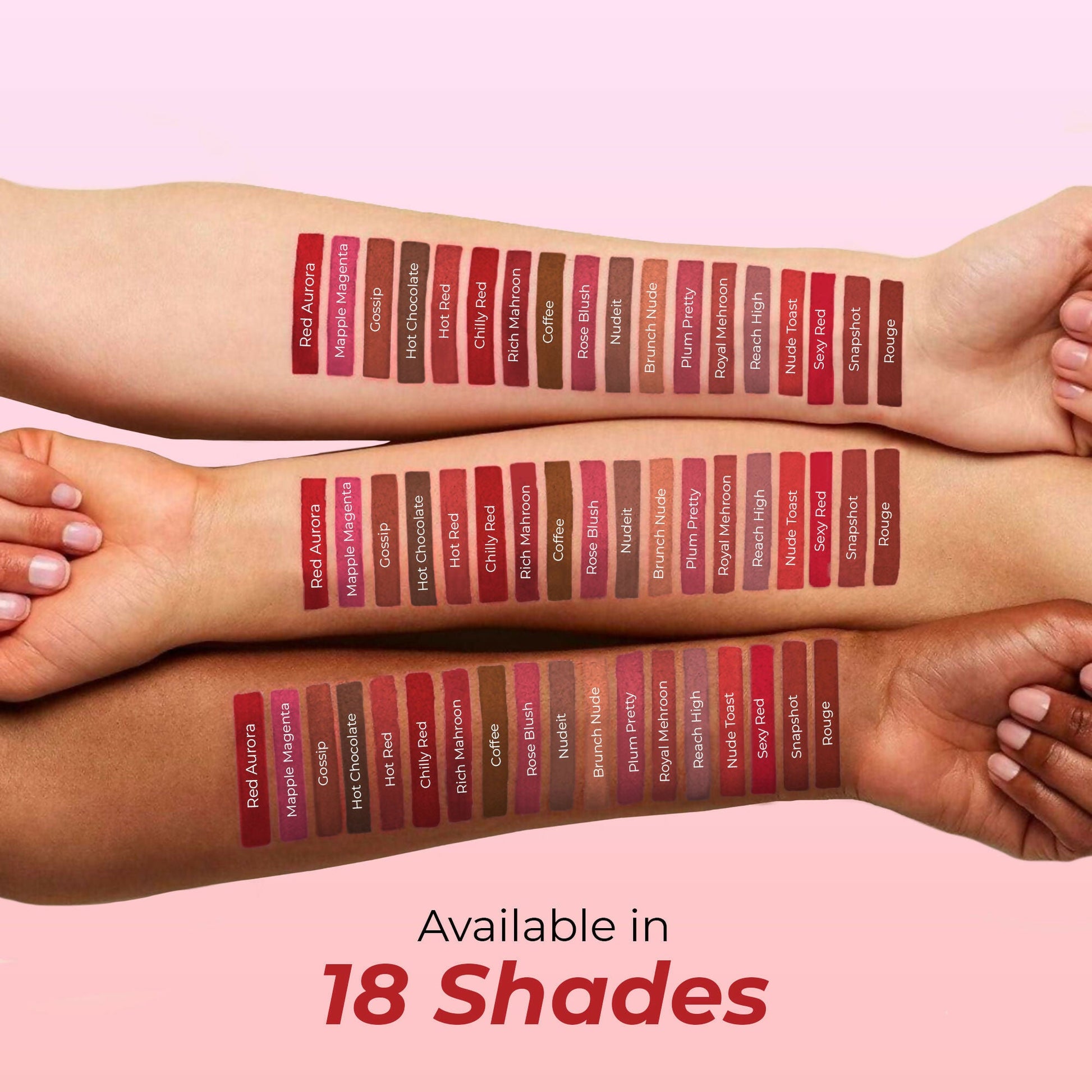 Colors Queen Lippie Stick Matte Lipstick - Red Aurora