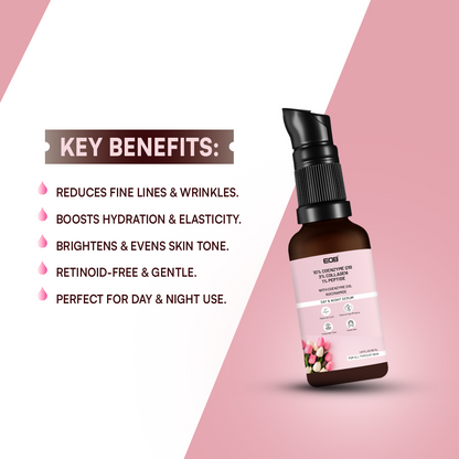 EOB 10% Coenzyme Q10 Face Serum Day & Night Serum