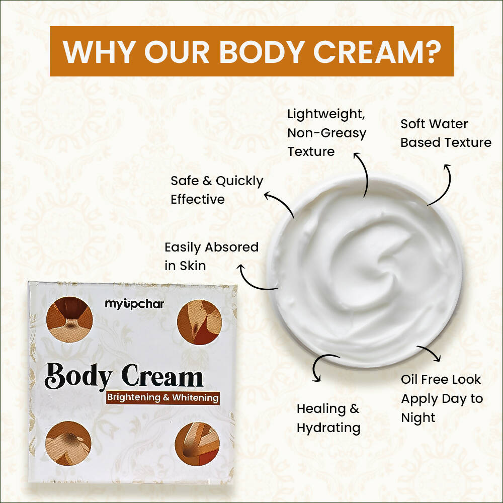 myUpchar Ayurveda Brightening & Whitening Body Cream