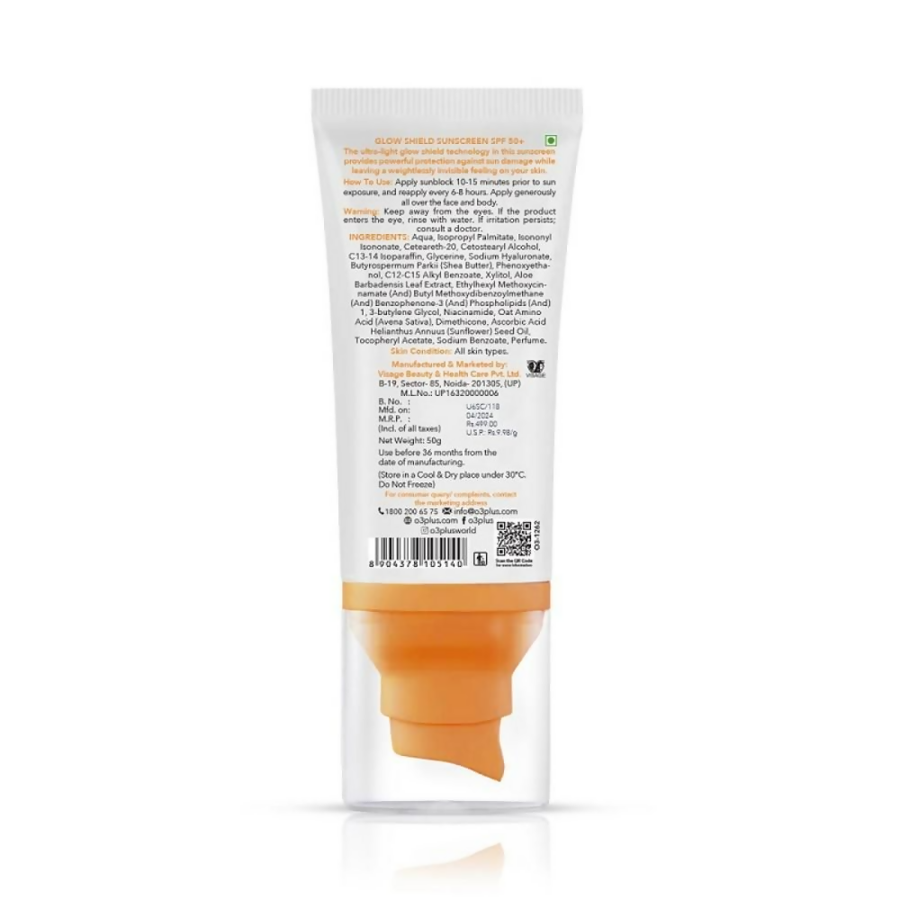 Professional O3+ Derma Cult Glow Shield Sunscreen SPF 50 PA+++