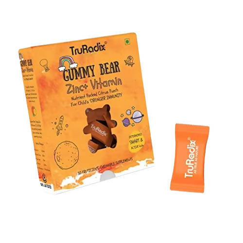 Buy Truradix Zinc+Vitamin C Gummy Bears for kids from DrMediCart, Ship from India to USA