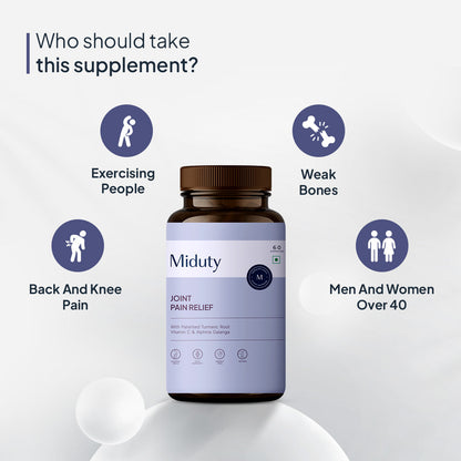 Miduty by Palak Notes Joint Pain Relief Capsules